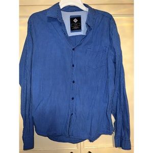 Men’s Large Cotton On Checkered Button Down (SEE DESCRIPTION)